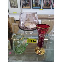 Vintage Murano & Caithness glass