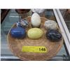 Image 1 : 6 Marble eggs - 2" x 3"