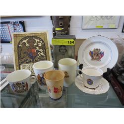 Eight 1937 & 1953 British Coronation collectibles