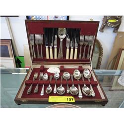 Vintage English stainless steel cutlery set