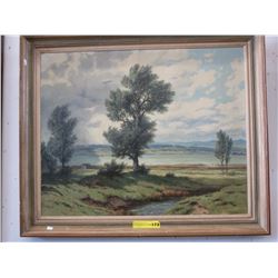 Signed Jakob Edwin Bachmann Landscape