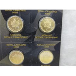 16 x 2014 Sealed Canadian Maple Leaf Gold Coins