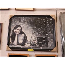 Framed acrylic photo/painting