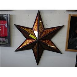 2-D star shaped wall hanging