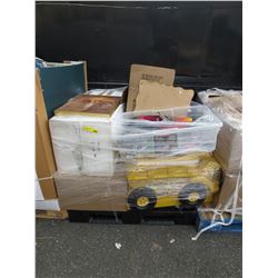 Skid of misc. household items