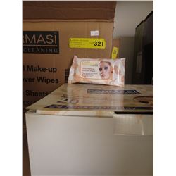Case of makeup remove wipes