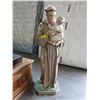 Image 1 : Garden size plaster Saint statue