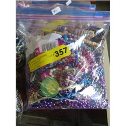 Bag of costume & fashion jewelry - used