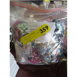 Bag of costume & fashion jewelry - used