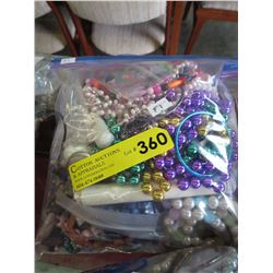Bag of costume & fashion jewelry - used