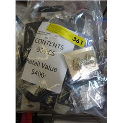 New fashion jewelry wrapped for retail - 90 pcs