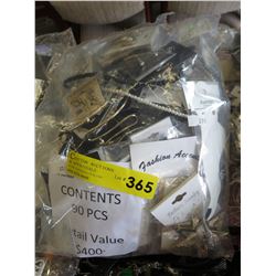 New fashion jewelry wrapped for retail - 90 pcs