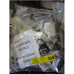New fashion jewelry wrapped for retail - 90 pcs