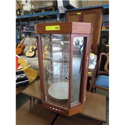 Display cabinet with rotating center - used