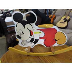 Vintage Mickey Mouse rocking toy