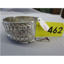 1881  G. Loveridge Sterling cuff bracelet - 1881