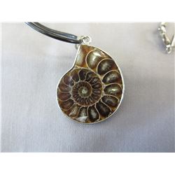Ammonite pendant