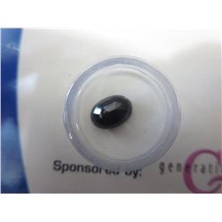 1 CT faceted blue sapphire