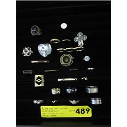 24 Used rings - fashion jewelry