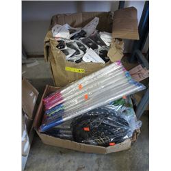 New belts, cell phone cases, etc.