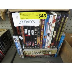 23 DVDs