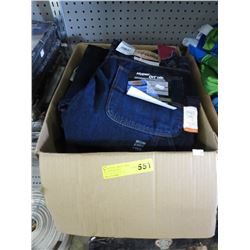 Large box of new jeans