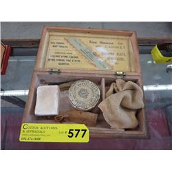 Antique silver & jewelry cleaning kit - circa 1900