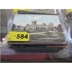 Vintage post cards, approx. 60