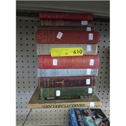 10 Vintage hardcover books from 1902-1916