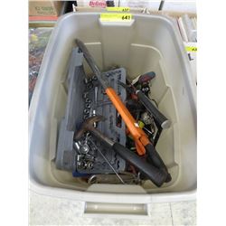 Tote of used tools