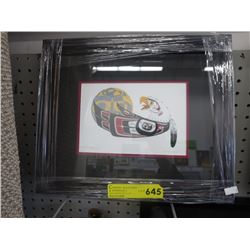 Framed Richard Shorty print "Eagle Moon"
