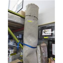 Beige shag area carpet