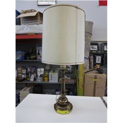 Brass table lamp