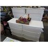 Image 1 : NEW - 3 White Dressers