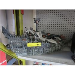 Mega Blox pirate ship with figurines.