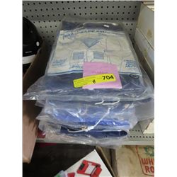 8 New sets of rubberized rain gear, size M