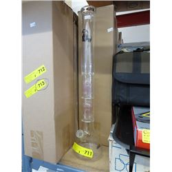 New glass pipe - 19" tall, 4" dia. at base