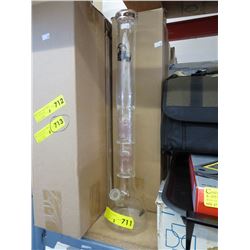 New glass pipe - 19" tall, 4" dia. at base