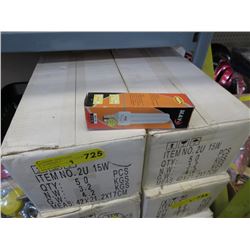 3 Cases of new compact fluorescent bulbs