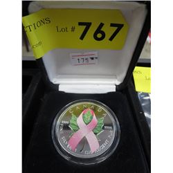 $5 Silver Maple Leaf Coin - colourized  1 oz.