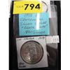Image 1 : 1958 Canadian Silver Dollar - BC Death dollar