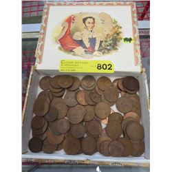 1960's British large pennies & half pennies