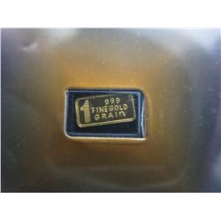 4 x .9999 Fine Gold 10 Grain Investor's bars