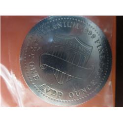 Early release .999 Fine Titanium Investor's round
