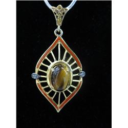 Silver Tiger's Eye necklace