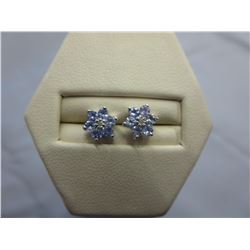 Brand New Diamond & Tanzanite Earrings