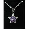 Image 1 : Silver Star Amethyst necklace