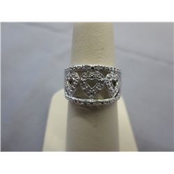 .10 CT Diamond ring - Heart Design