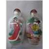 Image 1 : 2 Chinese glass snuff bottles
