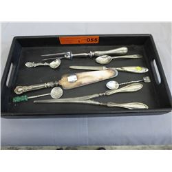 Collection of Sterling Handled & Sterling Items